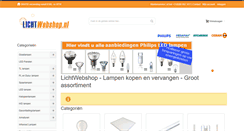 Desktop Screenshot of lichtwebshop.nl