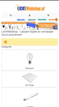 Mobile Screenshot of lichtwebshop.nl